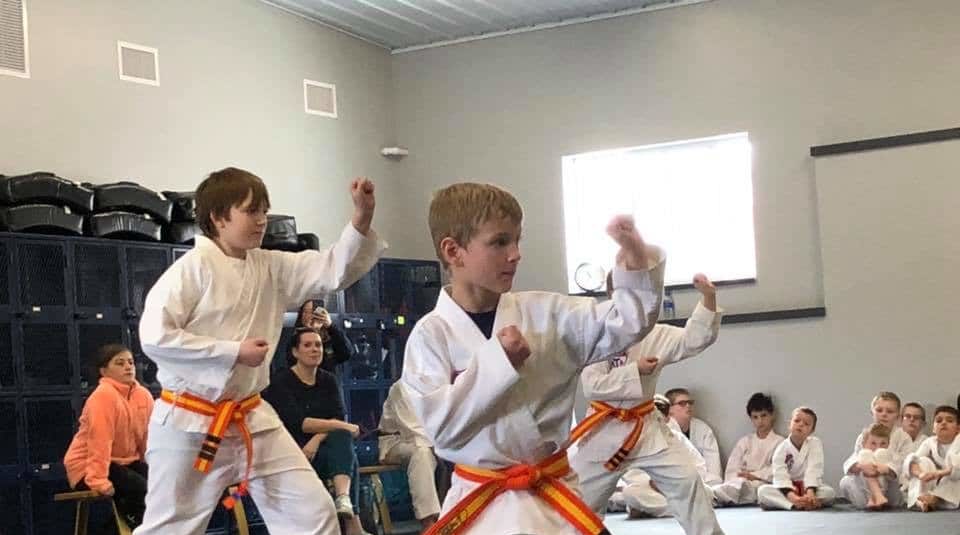 Kid in Fighting Stance